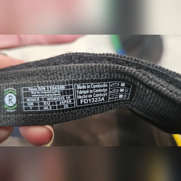 Teva Women's Hurricane XLT2 Ampsole Rainbow Sandals 10 - Picture 8 of 8